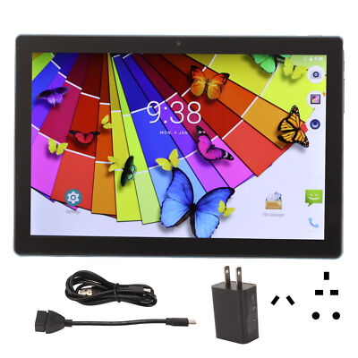 10.1in Tablet 4G Call For 10 5G WiFi 8GB RAM 256GB ROM Octa Core Blue Tablet