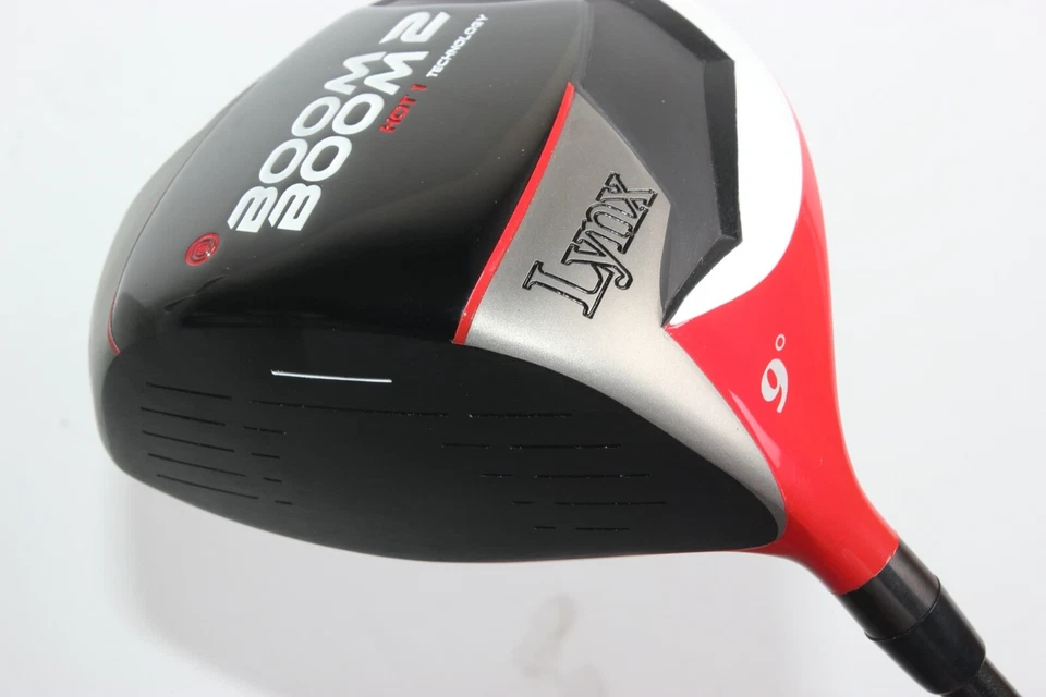 NEW LYNX BOOM BOOM 1 WOOD DRIVER GOLF CLUB LEFT HAND RED REGULAR FLEX 9 DEG - Image 3 of 4