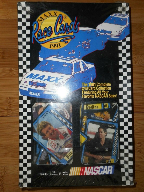 1991 maxx race cards nascar complete collection