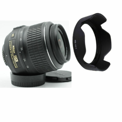 A&R Bayonet Lens Hood For Nikon AF-S DX NIKKOR 18-55mm VR Rep  HB-45 II