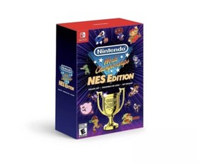 Nintendo World Championships NES Edition Deluxe Set Nintendo Switch In Hand