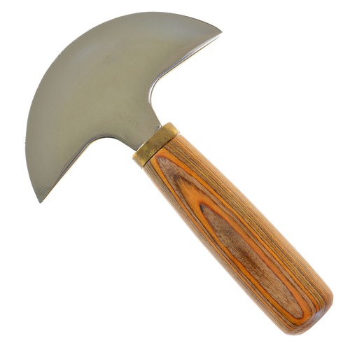 Leathercraft Cutting Tool Leather Skiving Thinning Round Head Knife 103mm - 第 2/5 張圖片