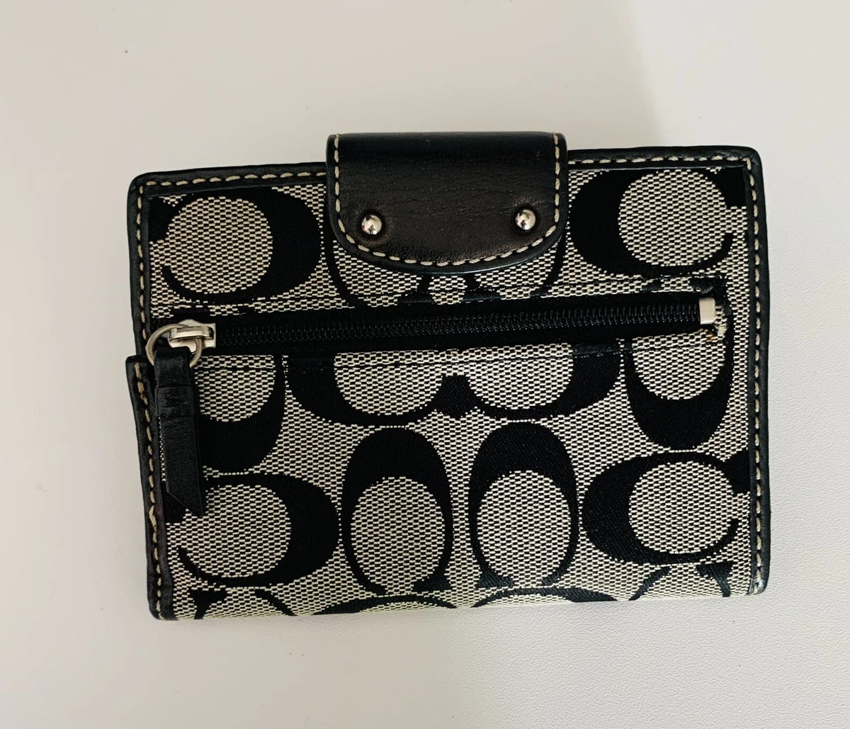Gray coach hotsell wallet