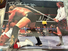The Million Dollar Man Ted DiBiase & Virgil Signed WWE 8x10 Photo PSA/DNA COA 5