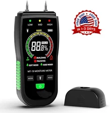 Medidor De Humedad Digital Detector De Fugas De Agua Prueba De Humedad