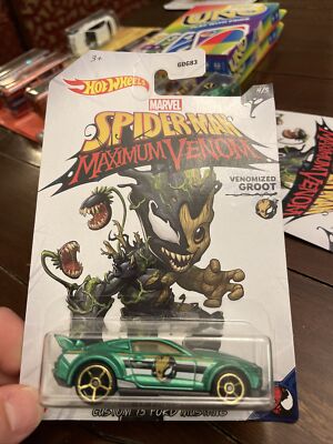 Hot Wheels Custom 15 Ford Mustang!!! Groot Spiderman Maximum Venom!! 