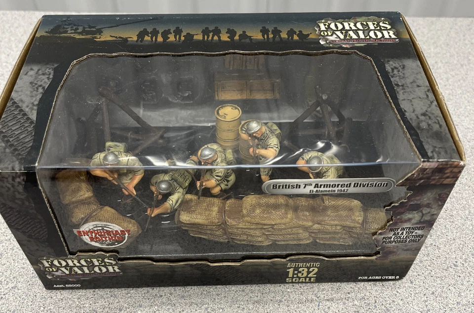 Forces of Valor El-Alamein 1942 British 7th Armored Division #83000 NEW 1:32  - Image 2 of 4