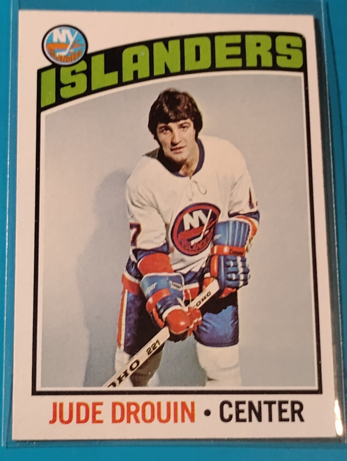 1976-77 Topps Hockey - #106 Jude Drouin - New York Islanders Ex Condition