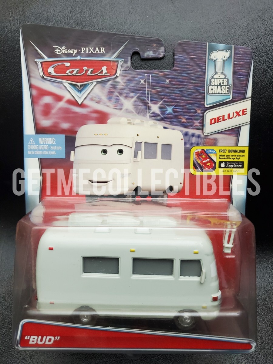 DISNEY PIXAR CARS SUPER CHASE BUD RV BOUNDIN DELUXE 2016