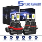 H11 9005 LED Headlight Super Bright Bulb Kit 10000K White 360000LM High/Low Beam