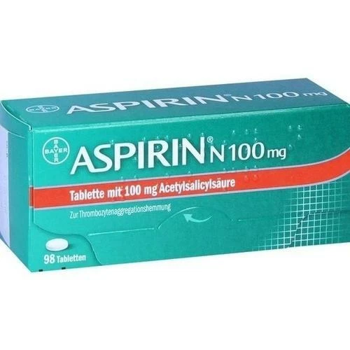 BAYER VITAL GMBH GB PHARMA ASPIRIN N 100 mg Tabletten 98 St PZN 5387239