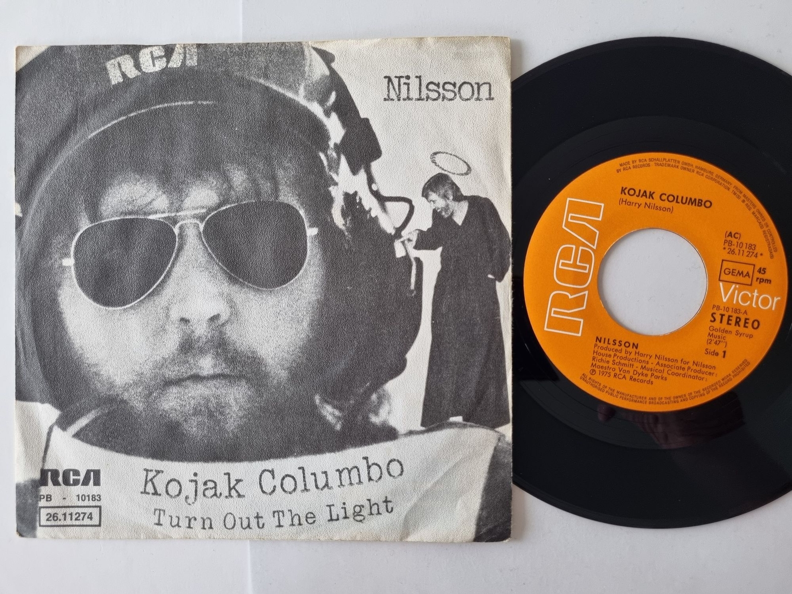 Nilsson - Kojak Columbo 7'' Vinyl Germany