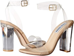 camille clear ankle strap sandal steve madden