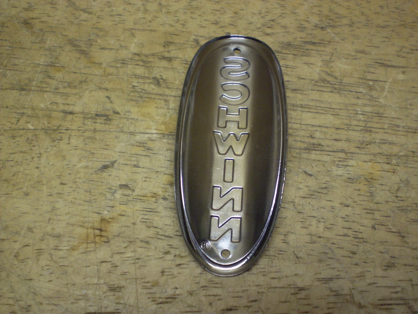 New Schwinn Approved Green Phantom & Hornet Wasp Brass Bicycle Badge