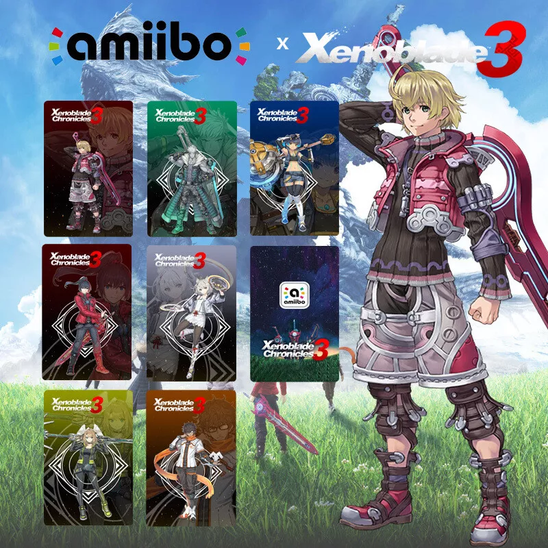 For Nintendo Switch Xenoblade Chronicles 3 amiibo Card Shulk Monado sword