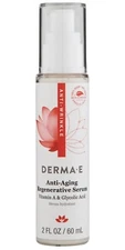 DERMA E Anti-Aging Regenerative Serum 2 fl oz Vitamin A Glycolic Acid