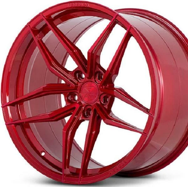 "Llantas de 20"" Ferrada FR5 color rojo cepillado para BMW G01 X3 G02 X3 20X9 y 20X10" Foto 4 de 4