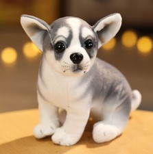 Peluche cane seduto cucciolo husky peluche giocattolo bambola bambini regali