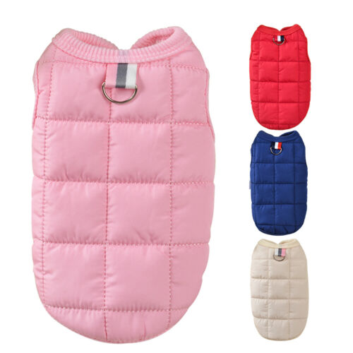 Warme Hunde Winterjacke Fleece Hundeweste Mantel Chihuahua Hundebekleidung