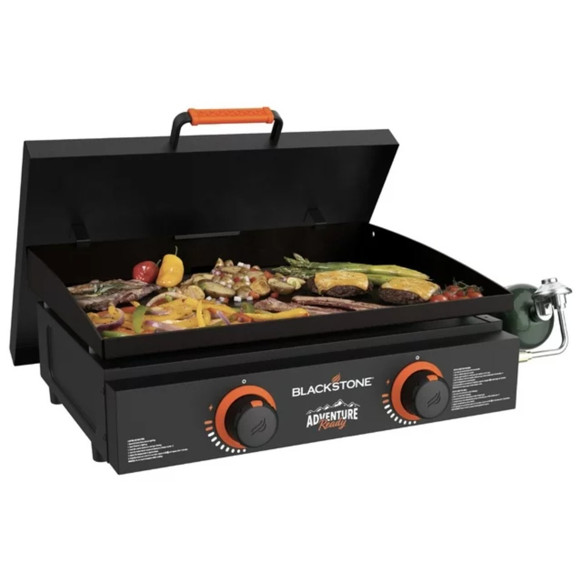 gas blackstone 22 griddle cart