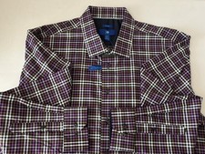 Egara Non-Iron Plaid Long Sleeve Button-Down Shirt 2XLT — listing 6
