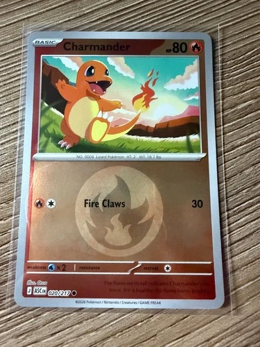 Charmander 20/217 - Energy Reverse Holo - Pokemon Ascended Heroes - NM