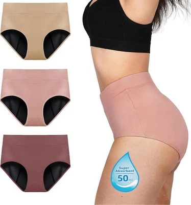 TIICHOO Period Pants Heavy Flow High Waisted Period Underwear Incontinence Pants
