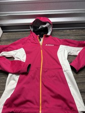 KLIM Evolution Hoodie Women's Large Softshell Full Zip Hooded Jacket Hot Pink