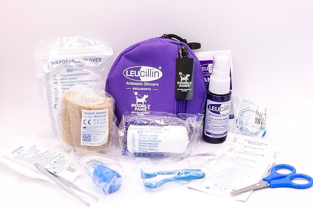 Poorly Paws First Aid Kit - With Leucillin