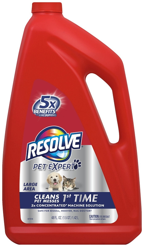 Resolve Carpet Steam Cleaner Solution, 22 fl oz Bottle, 2X Concentrate