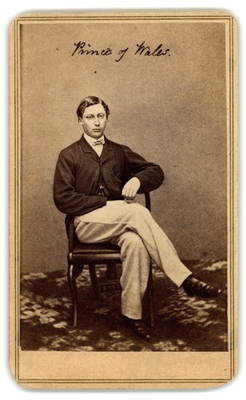 #ad Antique CDV Circa 1860s J. Gurney amp; Son Handsome Young Man Prince Of Wales NY $74.99
