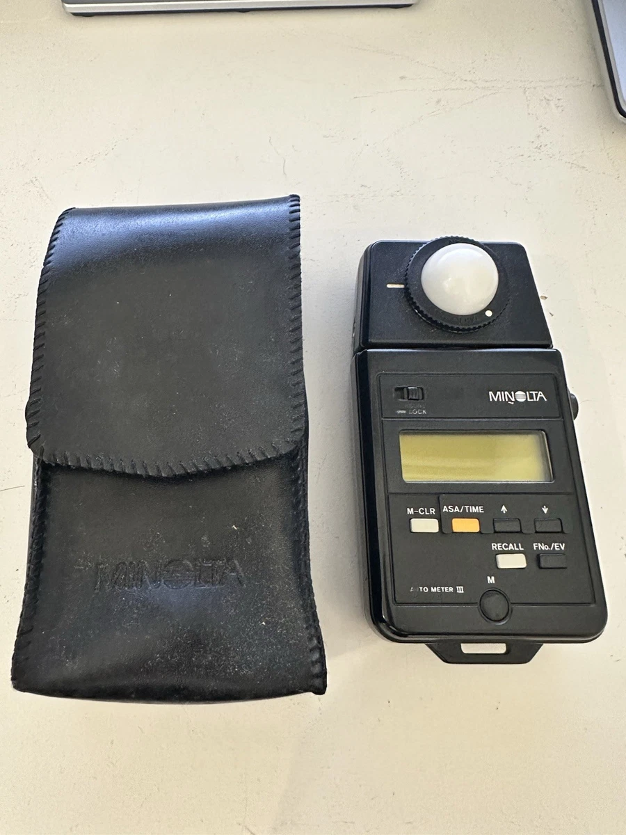 Minolta Light Meter Iii for sale - eBay