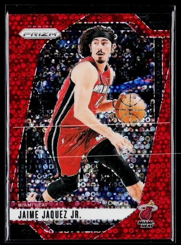 2024-25 Panini Prizm #138 Jaime Jaquez Jr. Prizms Fast Break Red #/100