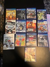 A Lot Of Video Game And Accessories