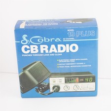 Vintage Cobra 19 Plus CB Radio 40 Channel