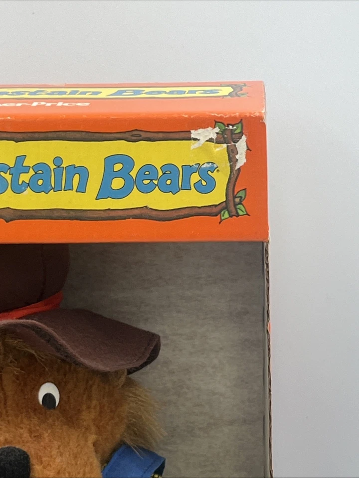The Berenstain Bears Papa Bear Plush NIB Berenstein Bear Fisher Price 1982 - image 3 of 4