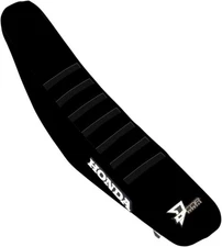 Dcor Factory Reinforced Seat Cover - Black/Black Ribs Motorcycle ATV/UTV