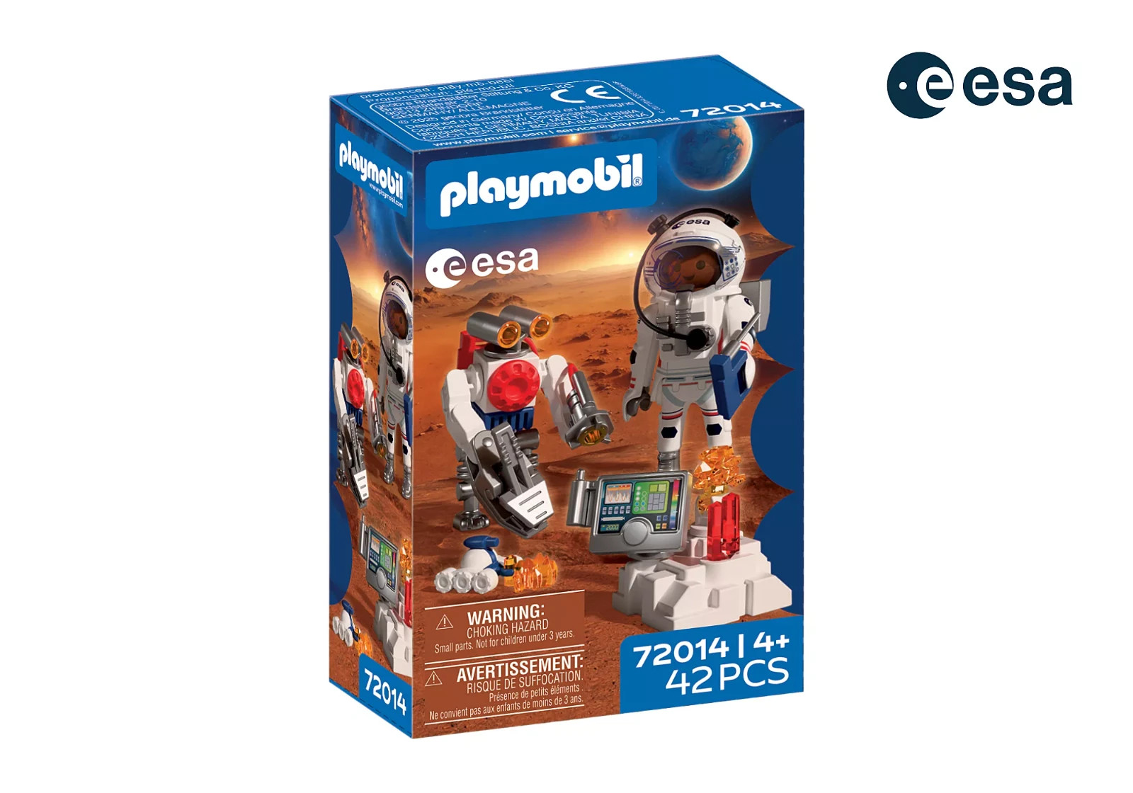 Playmobil ESA: Astronaut with Robot 72014