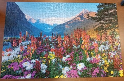 Ravensburger  Flowery Mountains   Premium Jigsaw Puzzle  3000 Piece Softclick