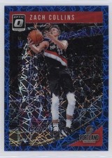 2018-19 Panini Donruss Optic Blue Velocity Prizm Zach Collins #31 0w8