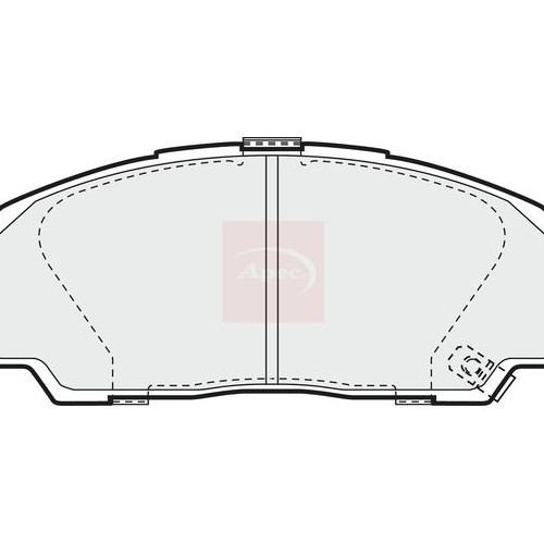 APEC Brake Pad Set, disc brake PAD873