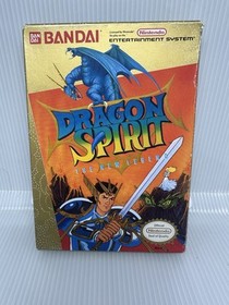 Dragon Spirit The New Legend NES Nintendo 1990 CIB Complete Insert Box Nice