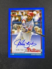 John Kruk Auto 2026 Topps Series 1 - 1991 Topps Card #91A-JK /150 E850