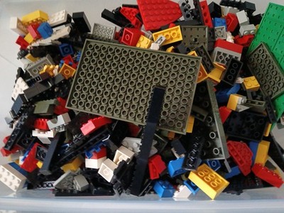 Bulk 3.5 Lbs Lego Assorted Random Pieces From Multiple Sets Mixed Lot Read Desp.