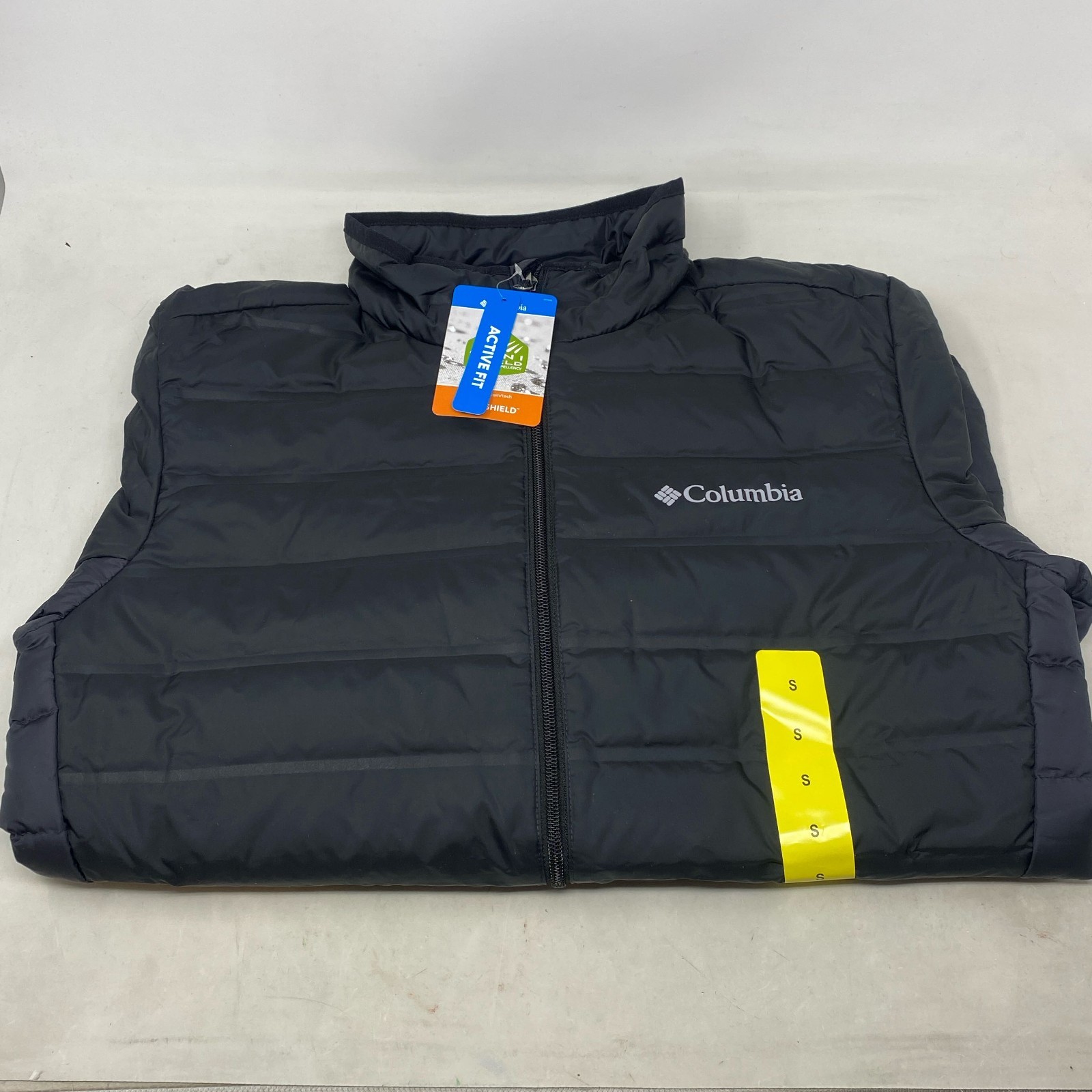 Columbia Men’s Powder Lite II Jacket — Black, Size Small (S) Omni-Heat/Omni
