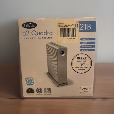 LaCie d2 quadra external hard drive 2tb USB 3.0/eSATA/FW800 by Neil Poulton