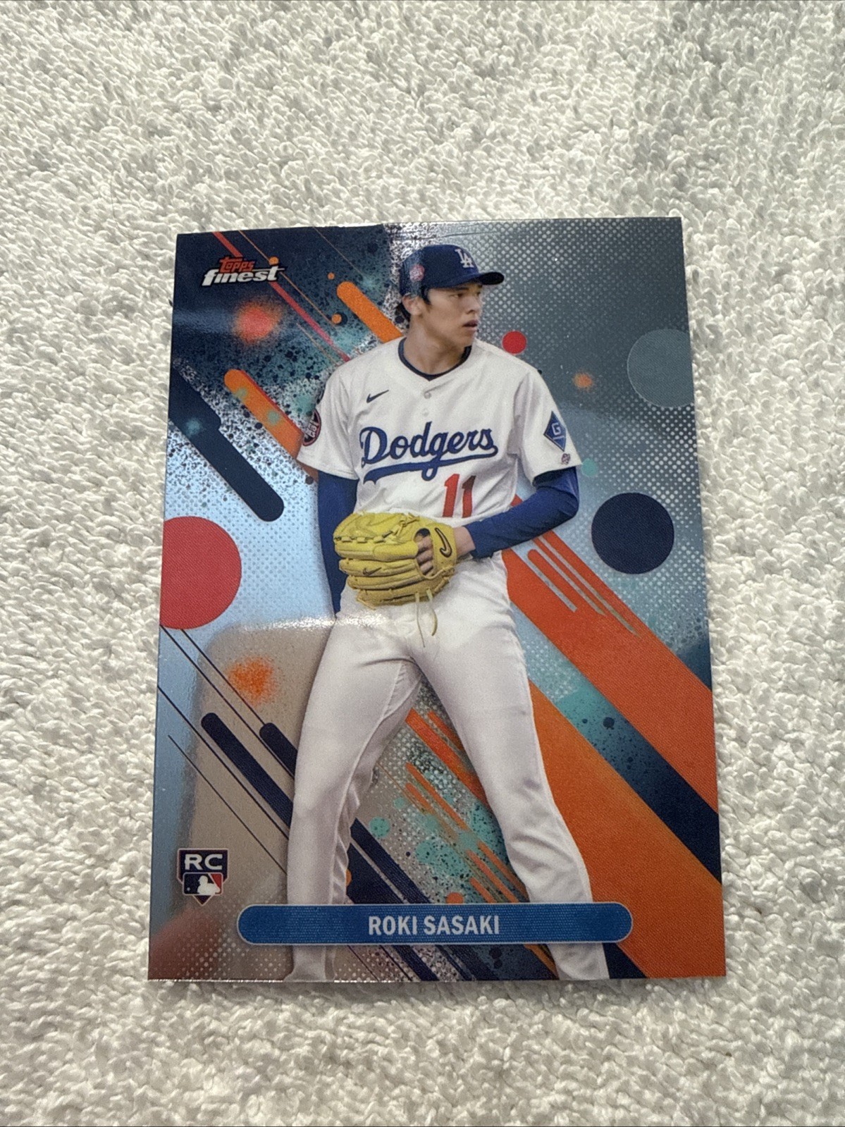 2025 Finest Refractor Roki Sasaki Rookie #40 RC Los Angeles Dodgers