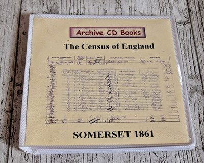 Somerset Volkszählung CD 1861 Lokalgeschichte Ressourcenarchiv CD Bücher
