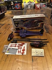 100  Complete GI Joe Cobra Mamba  & Gyro-Viper 1987 Hasbro With Box Card Paper