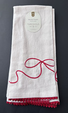 2 Threshold Target Kitchen Towels Cream White...